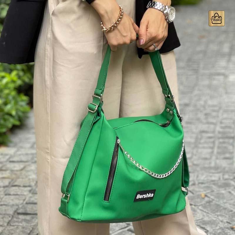 کیف دستی دوشی کوله دخترانه سه حالته مدل برشکا کد 1193