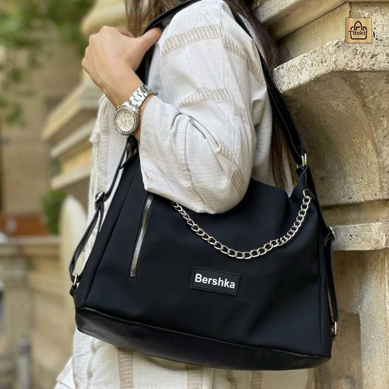 کیف دستی دوشی کوله دخترانه سه حالته مدل برشکا کد 1193