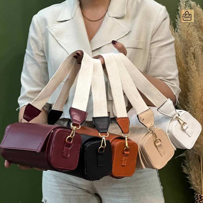 کیف دخترانه دوشی دستی دو حالته کد b61